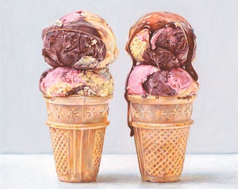 Ice Creams 2 Limited Edition Giclée Print