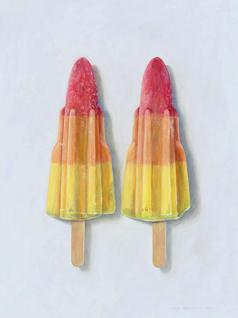 Rocket Lolly Ices Limited Edition Giclée Print image 1