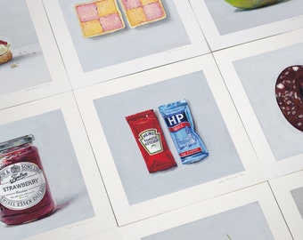 British Food Collection 3 Giclée Print