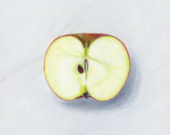 Cox Apple Original Egg Tempera Painting