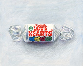 Love Hearts Giclée Print