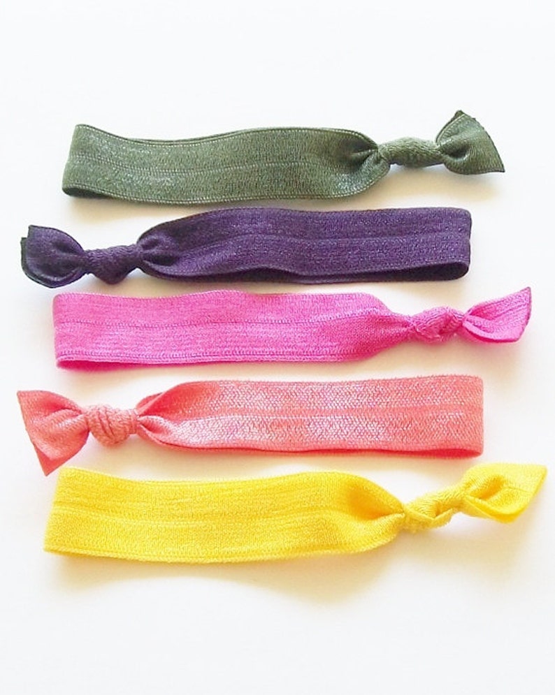 Hair Ties Ponytail Holder Ties And Elastics It S A Tie Etsy
