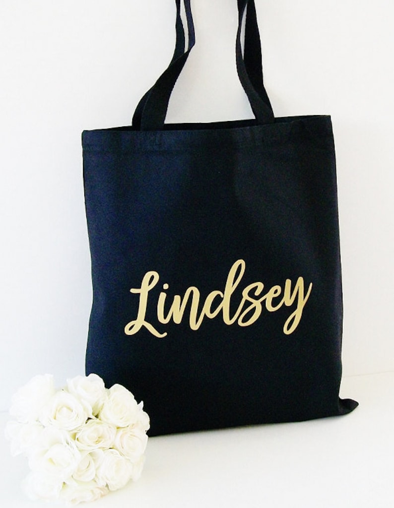Personalized Tote Bag Custom Personalized Canvas tote Etsy
