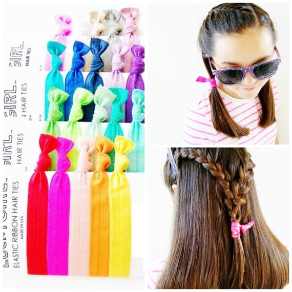 Items Similar To Hair Ties 20 Ponytail Holders Hair Tie Elastic