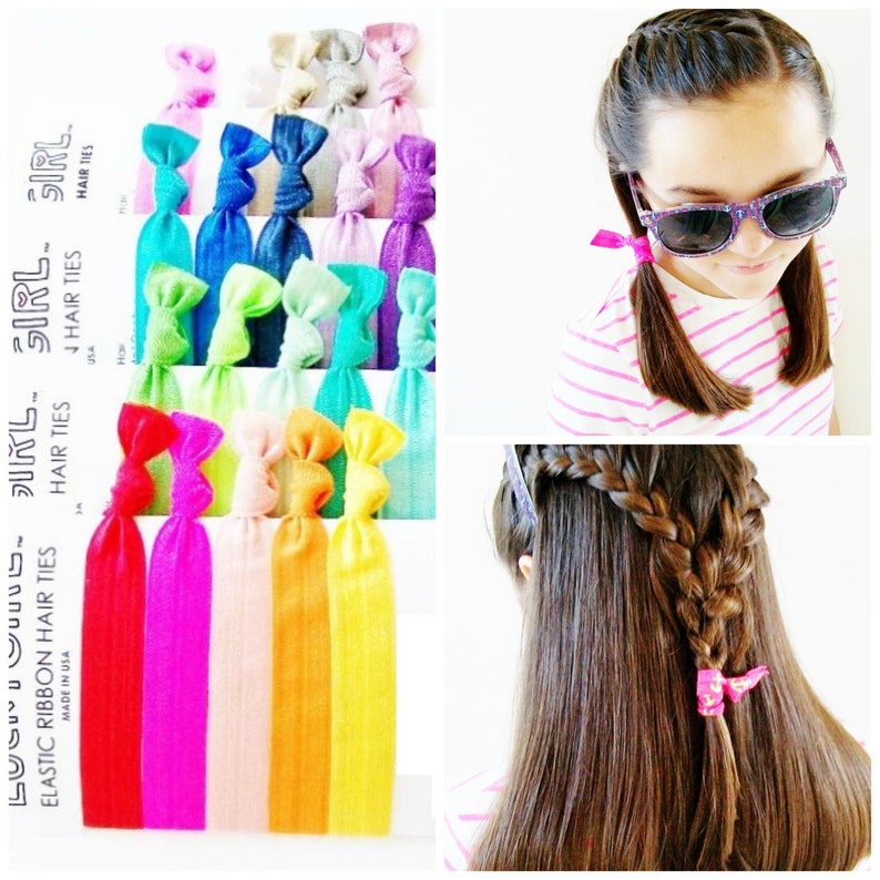 Hair Ties 20 Ponytail Holders Hair Tie Elastic Hair Etsy