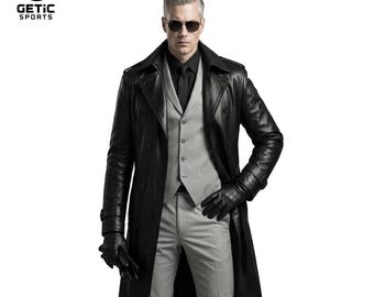 Resident Evil 9 Zeno Black Leather Coat, Gaming Cosplay Costume Jacket