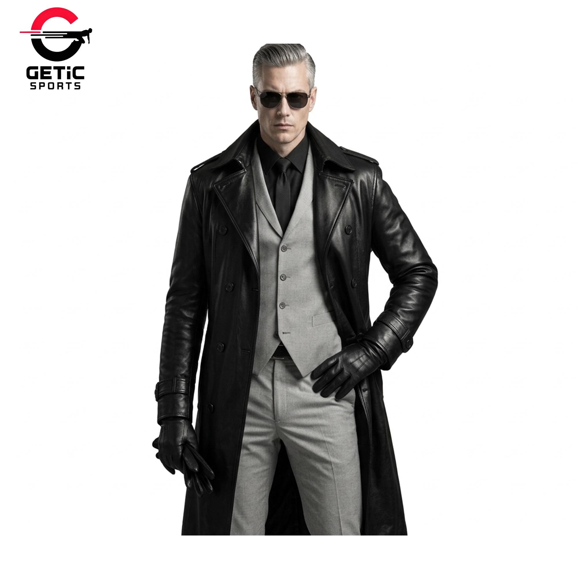Resident Evil 9 Zeno Black Leather Coat, Gaming Cosplay Costume
