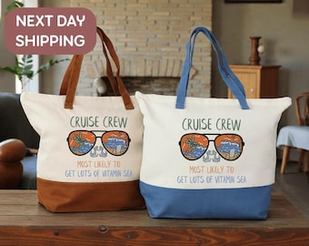 Custom Cruise Tote, Cruise Event Tote, Cruise Party Tote, Cruise Adventure Tote, Cruise Reunion Tote, Cruise Family Tote, Cruise Friends Bag