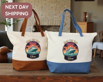 Custom Cruise Tote, Cruise Vacation Tote, Cruise Gift Tote, Cruise Traveler Tote, Cruise Fan Tote, Cruise Adventure Tote, Cruise Crew Tote
