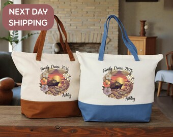 Custom Family Cruise Tote, Cruise Keepsake Tote, Family Reunion Tote, Cruise Memory Tote, Family Journey Tote, Family Adventure Bag