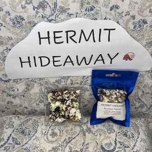 Hermit Crab Food- Blue Moon Popcorn- Treat blueberry, bee pollen, honey snack