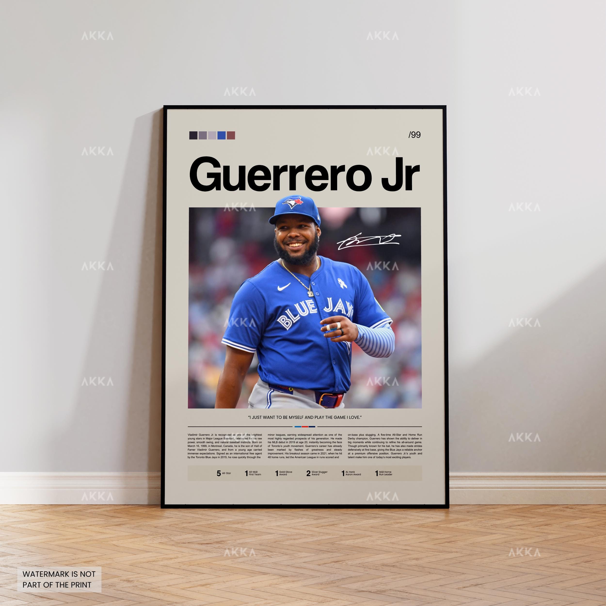  Guerrero ポスター VLADIMIR GUERRERO JR Summer Superstars 2025 Topps Series 2 SS-38