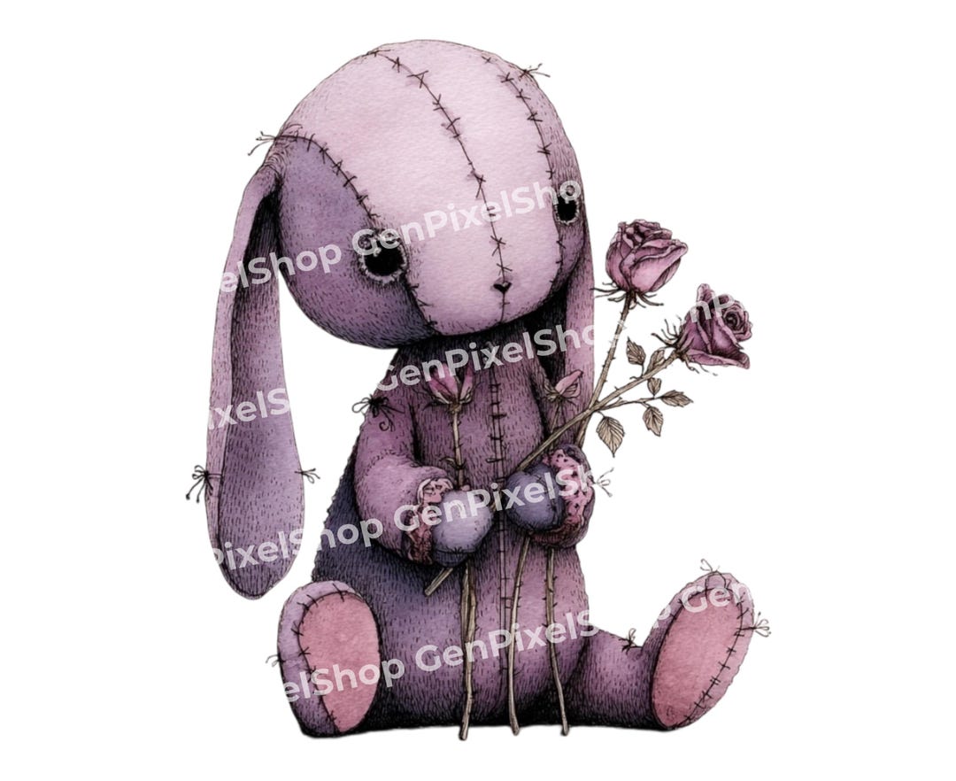 20 Voodoo Rabbit PNG Bundle for Stickers Png/300dpi,digital Clipart ...