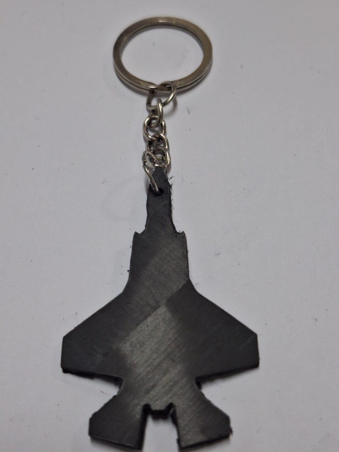 Carbon Fiber Jet Aircraft Keychain, Minimal Aviation Gift, Real Carbon ...
