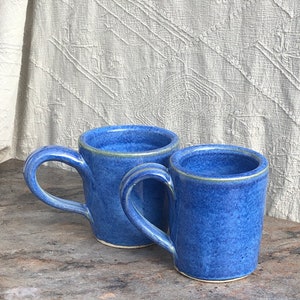 Blue Stoneware Mug