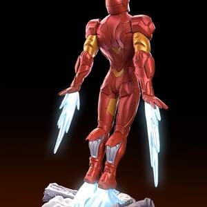 Ironman [Hand-painted resin collector figure 40cm/15.7in] 3D printing 16k / Comic figure. image 3