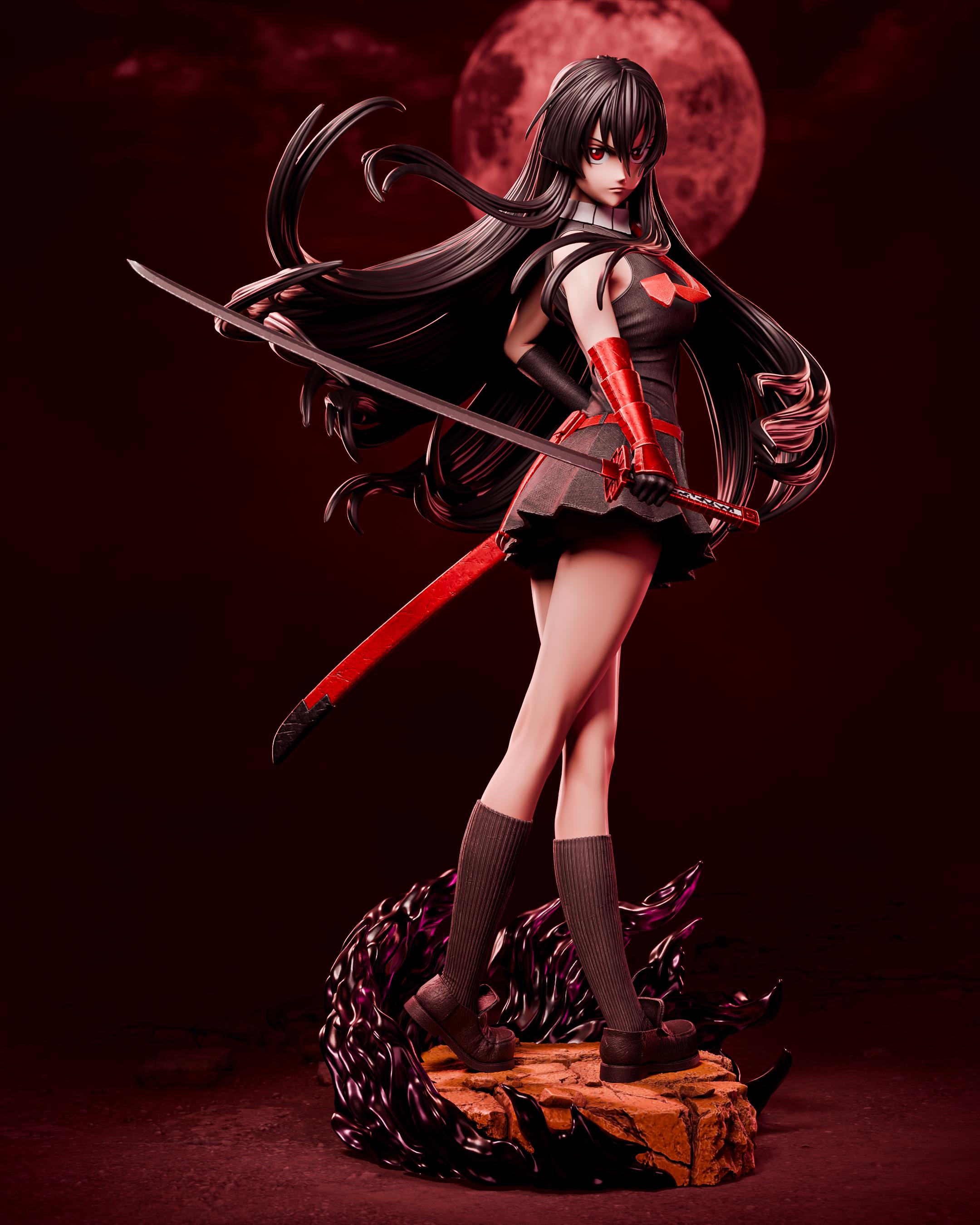 Akame Ga Kill [hand-painted Resin Collector Figure 1/6 Scale - 35cm/13 ...
