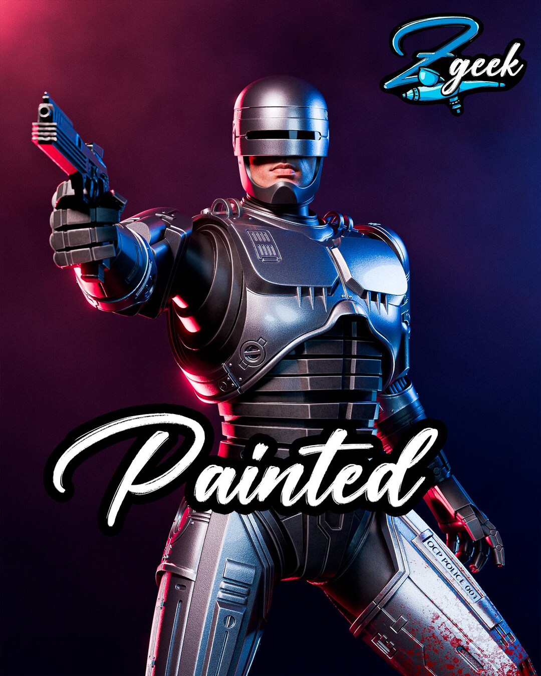 Robocop [hand-painted Resin Collector Figure 35cm] 16k 3D Printing ...