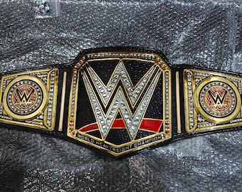 Réplica de cinturón de campeonato de lucha libre – Cinturón de título de peso pesado, placas de zinc de 2 mm a 6 mm, tamaño adulto, regalo personalizado estilo WWE