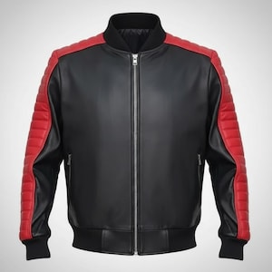 The Fall Guy Colt Seavers Leather Bomber Jacket – 80s Retro Stunt Team Style