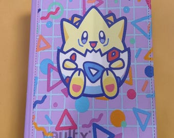 Carpeta/funda protectora o álbum de bolsillo personalizado para juegos de cartas coleccionables Togepi.