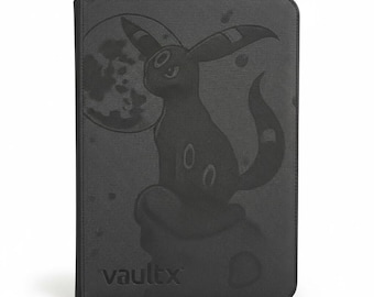 Álbum personalizado para cartas de Umbreon / Álbum de Pokémon / Álbum para cartas coleccionables de Eeveelution / Almacenamiento para cartas de Pokémon TCG / Regalo para coleccionistas / Tapa superior o Penny