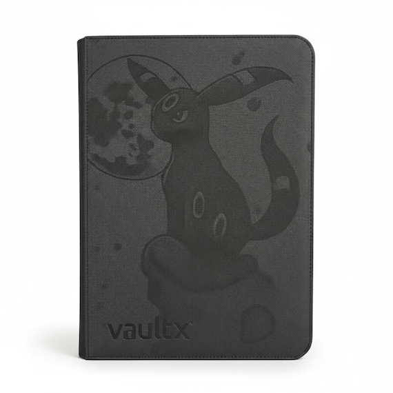 Custom Umbreon Card Binder | Pokémon Binder | Eeveelution Trading Card Album | Pokémon TCG Storage | Gift for Collectors | Topload or Penny