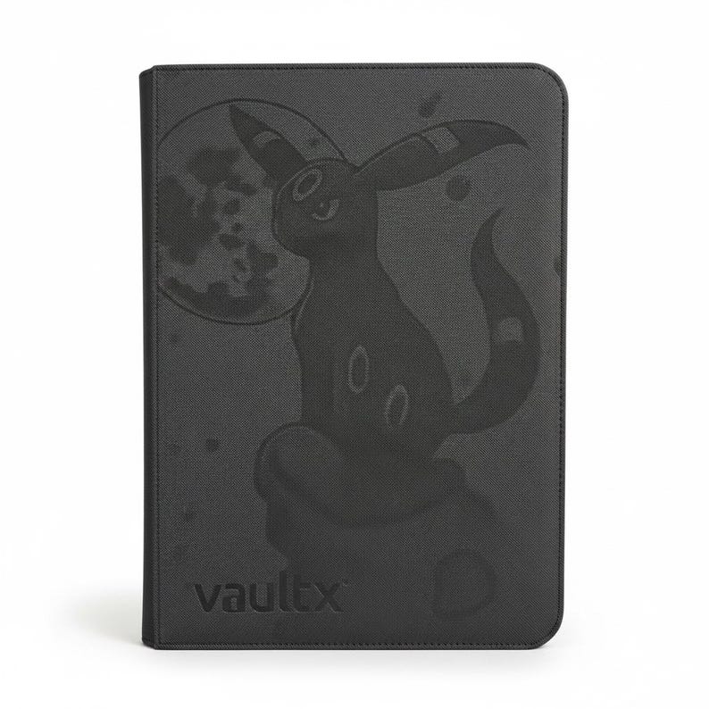 Custom Umbreon Card Binder | Pokémon Binder | Eeveelution Trading Card Album | Pokémon TCG Storage | Gift for Collectors | Topload or Penny image 1