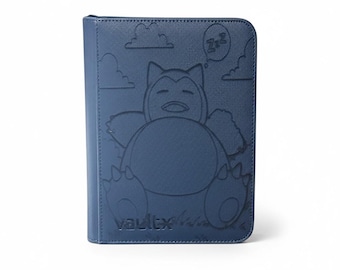 Álbum personalizado para cartas de Snorlax / Álbum de Pokémon / Álbum para cartas coleccionables / Almacenamiento de cartas del juego de cartas coleccionables Pokémon / Regalo para coleccionistas