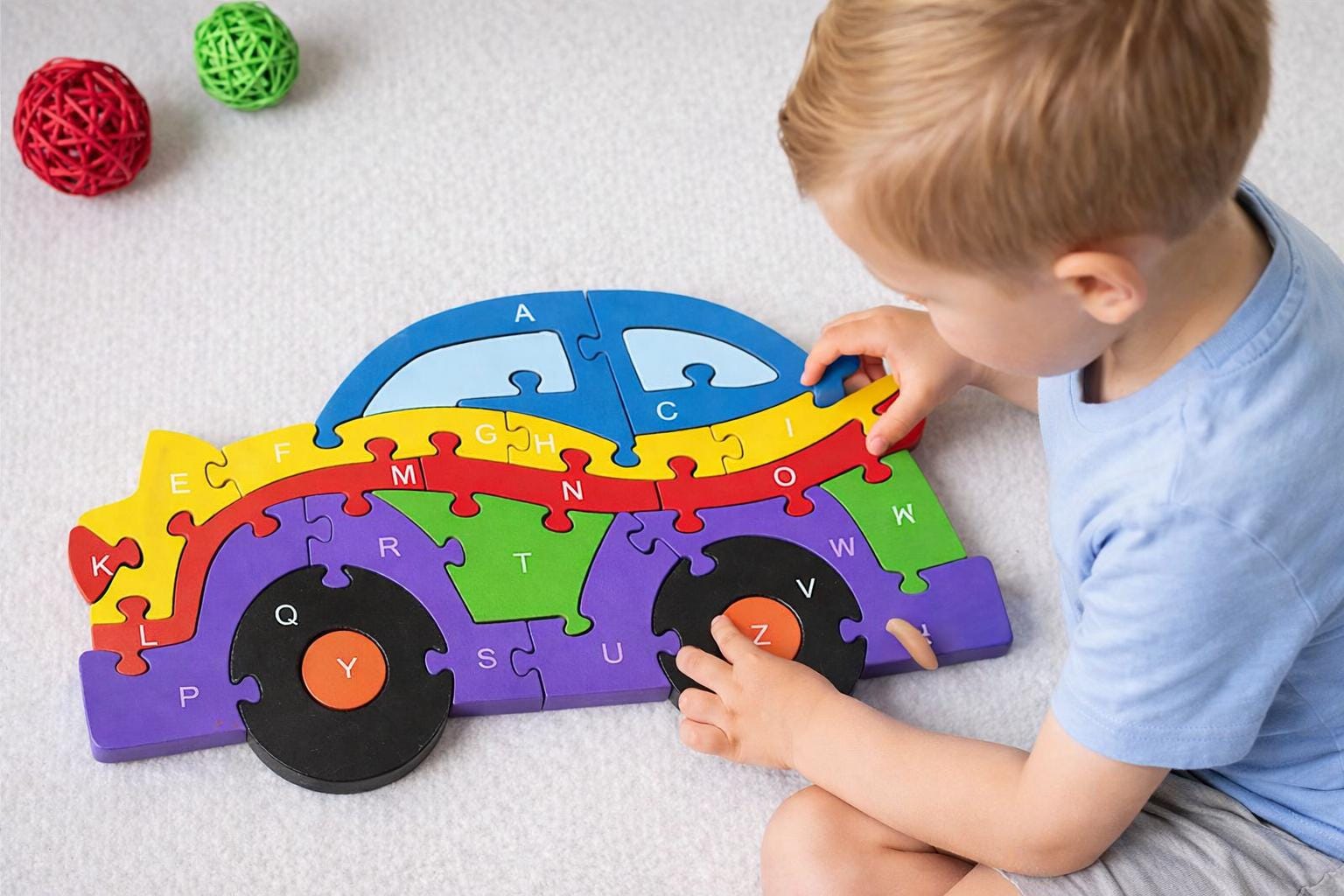 Kids Puzzle SVG Bundle | Montessori Wooden Puzzle Files | Laser Cut Dxf ...