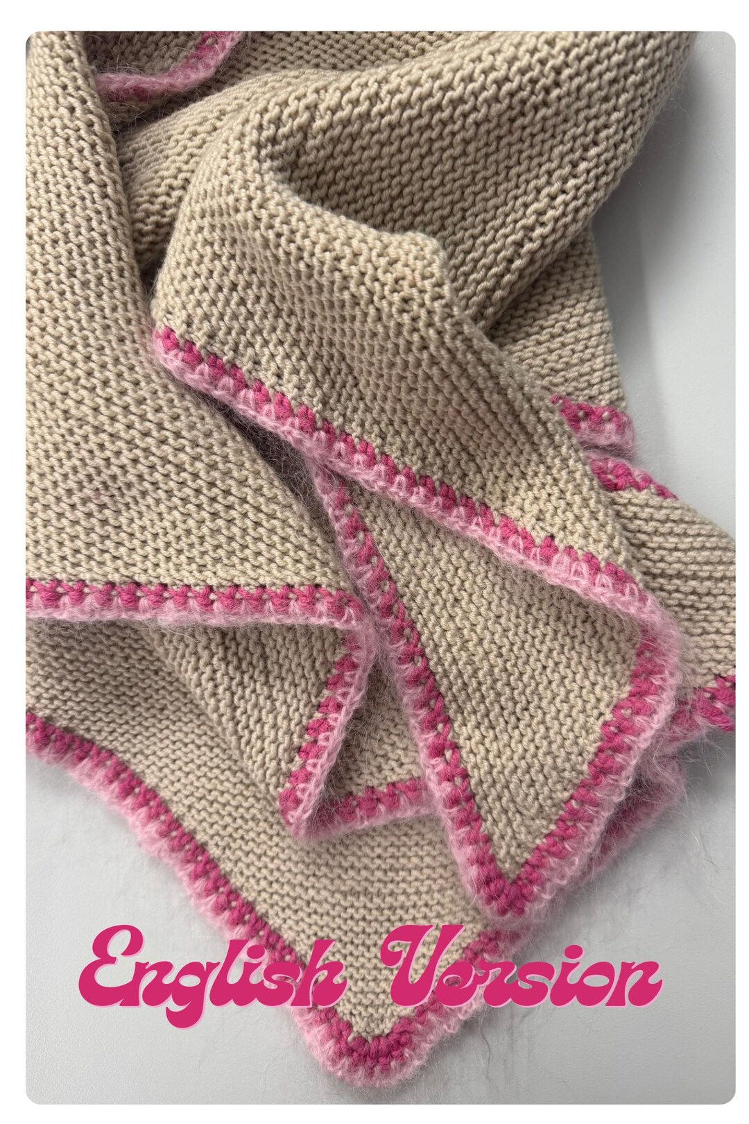 Triangle Scarf Knitting Pattern - Etsy UK