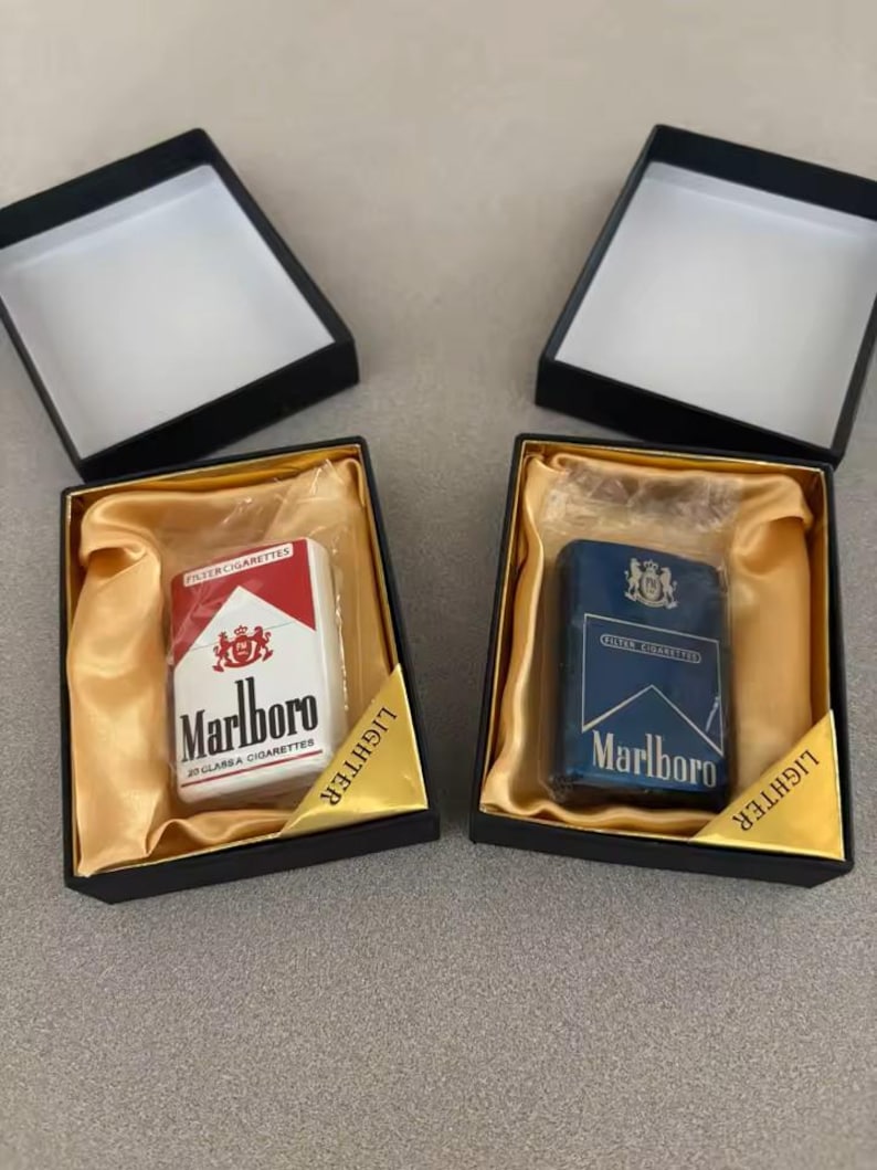Encendedor metálico premium a prueba de viento, artículo de colección recargable de alta calidad, regalo elegante para él, accesorios de lujo de estilo vintage. imagen 8