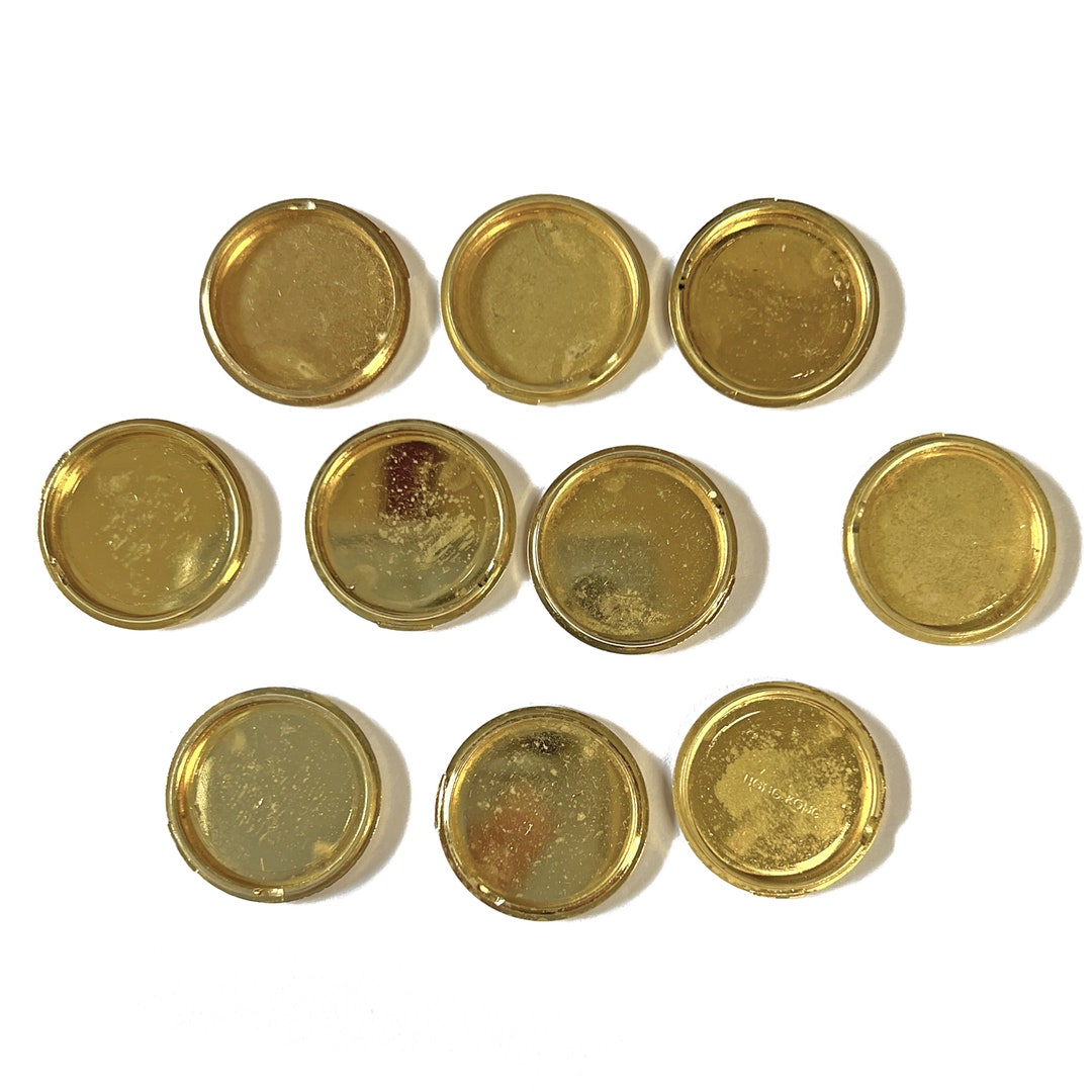 Vintage 1928 Watch Backs, 10 Pieces, Vintage Watch Parts, Jewelry