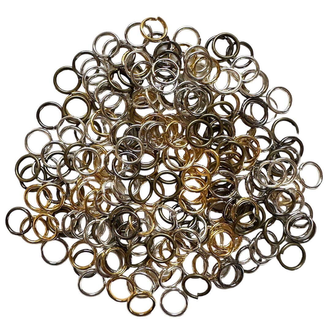 Assorted Jump Rings 200 Pieces Jewelry Making Supplies 8mm Etsy