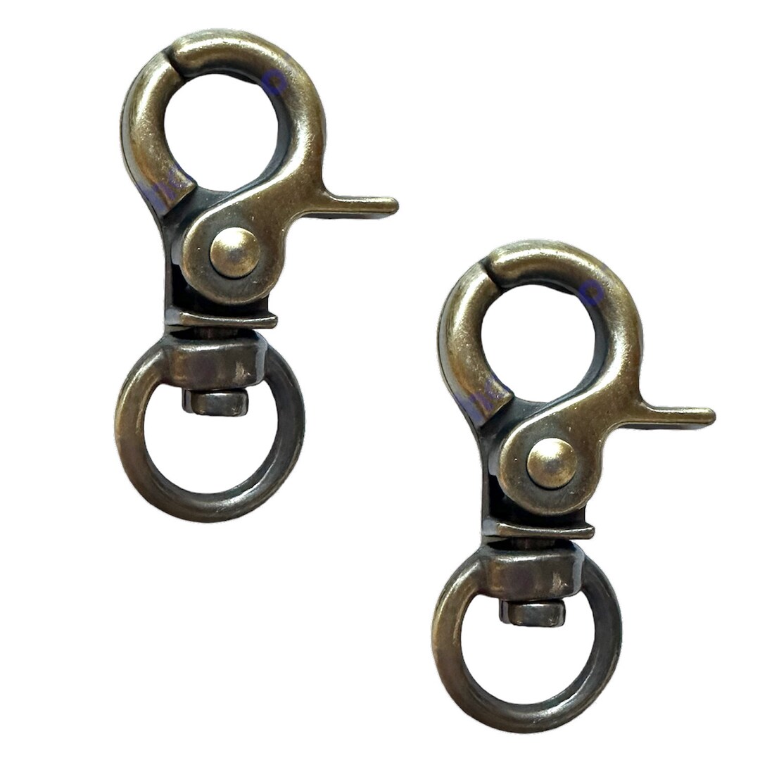 Brass Clasps Swivel Spring Ring Clasps Jewelry Clasps Etsy