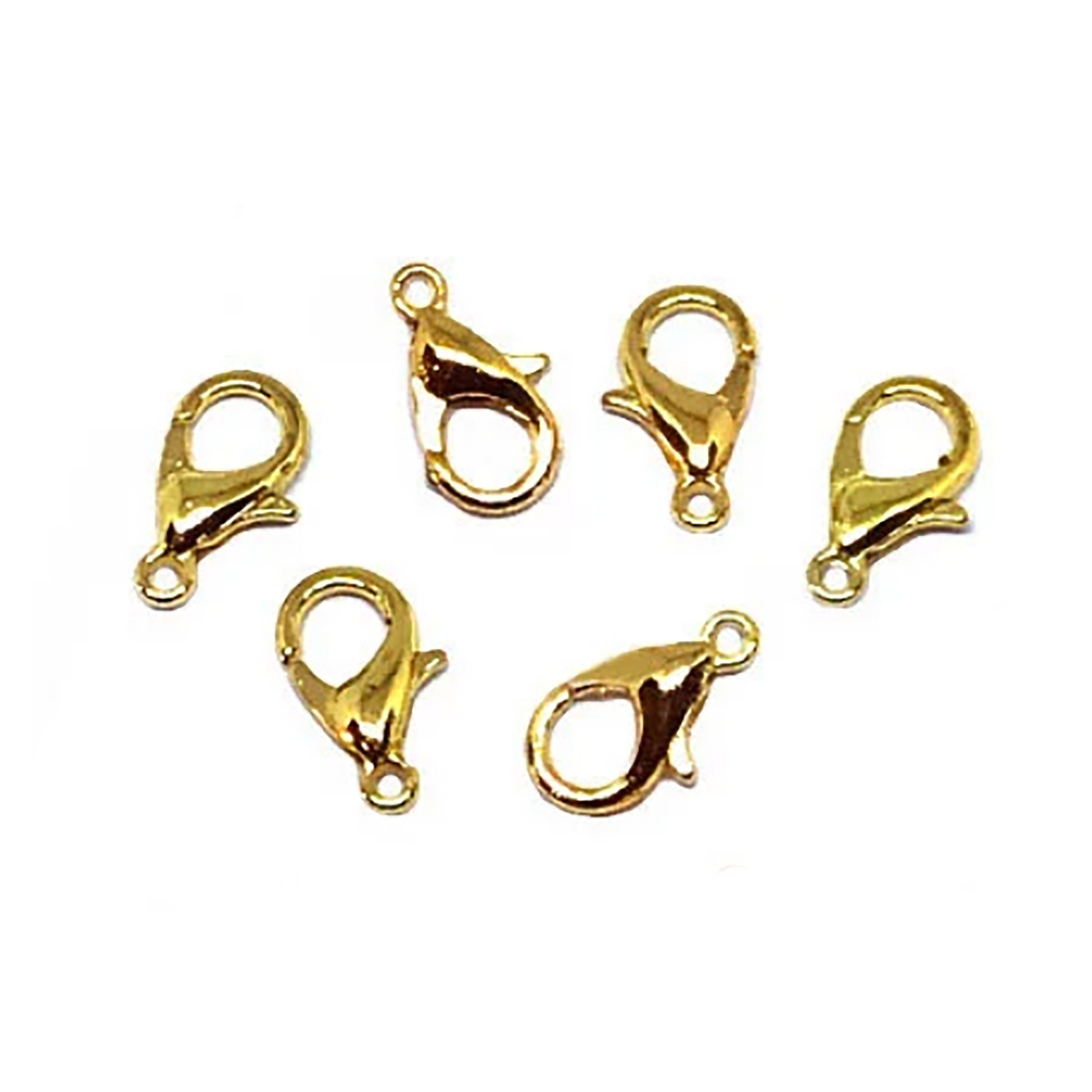 Large Lobster claw clasp, goldtone, 01204, jewelry making supplies