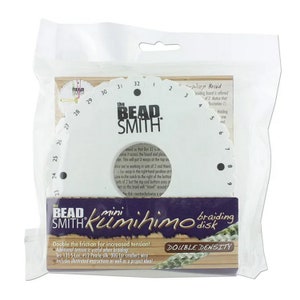Runde Mini Kumihimo Flechtscheibe, Mini Kumihimo, doppelte Dichte, Flechten, Schmuckherstellung, Schmuckzubehör, B&#39;sue Boutiquen, Item07649