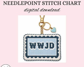 WWJD Christian Nadelspitze Stichmuster Anleitung - Anfänger Freundlich PDF Digitaler Download