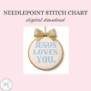 Jesus Liebt Dich Christliche Nadelspitze Anleitung- Anfängerfreundlich- PDF Download
