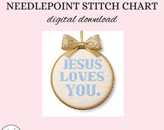 Jesus Liebt Dich Christliche Nadelspitze Anleitung- Anfängerfreundlich- PDF Download