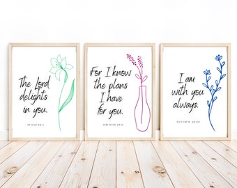 Uplifting Printable Wall Art, Faith Based Wall Art