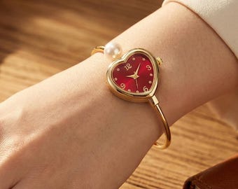 Women Cuff Bracelet Minimalist Bangle Style |  Simple Fashion Wristwatch | Ladies Watch Gift for Her