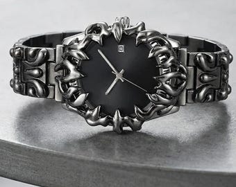 Reloj de pulsera moderno para hombre, regalo de boda, reloj llamativo para uso diario, reloj de regalo elegante para él.