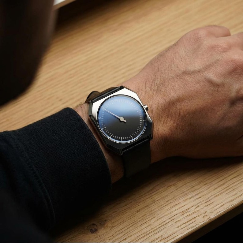 Single Handle Watch Men Single Hand Watch | Vintage Style Minimalist Wristwatch | Elegant ...