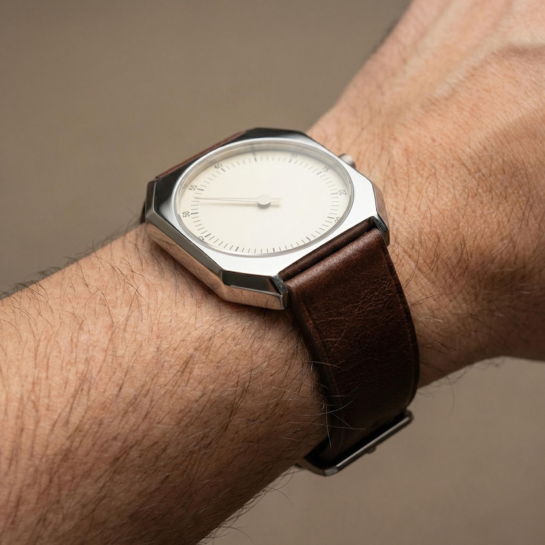 Single Handle Watch Men Single Hand Watch | Vintage Style Minimalist Wristwatch | Elegant ...