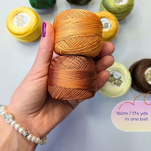 Silk Thread for DIY art - Crochet, Lace, Jewelry Yarn - Pick Your Color image 5