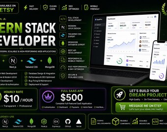 React Next.js Developer | Full Stack SaaS Dashboard TypeScript Tailwind MongoDB Service