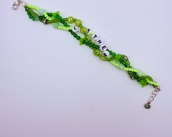 Becoming Era | Handmade Triple Strand Bead  Bracelet | “Let Them" & "Phoenix" | Taylor Inspired | Swiftie Gift