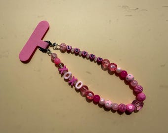 Lover Beaded Phone Wristlet | Handmade Taylor Inspired Phone Strap