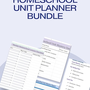 Homeschool Unit Planning & Mastery-bundel
